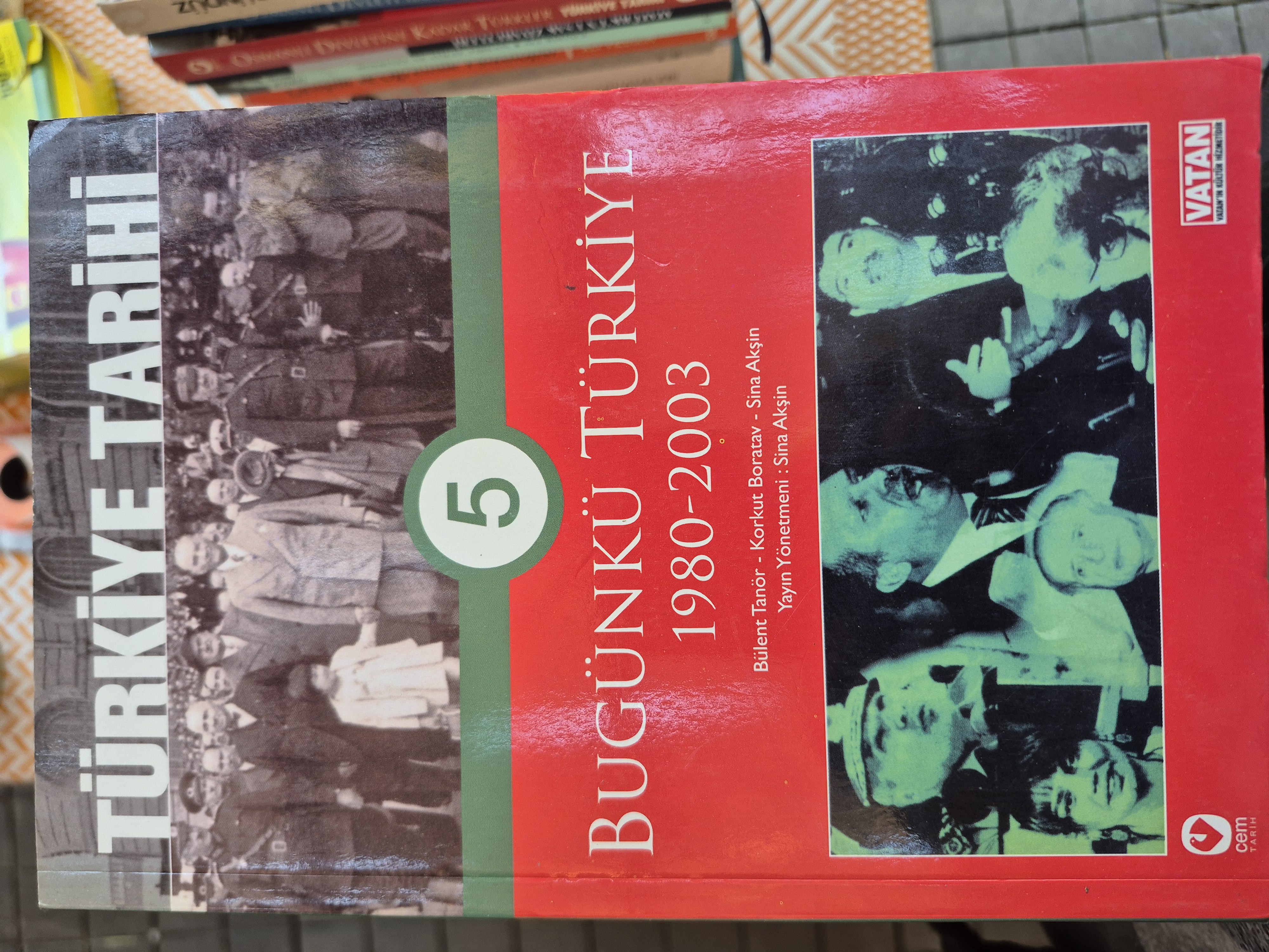 Türkiye tarihi 5 bugünkü türkiye 1980 2003 kapak görseli